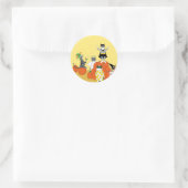 Boe! Ronde Sticker (Tas)