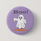 Boe! Schattig spook grappige halloween knop Ronde Button 5,7 Cm (Voorkant)