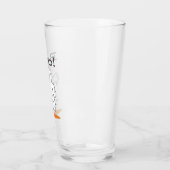Boe! Schattig spookbeeld Funny Halloween pintglas Glas (Links)