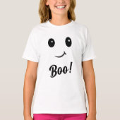 Boe! Schattige spookkostuum T-shirt (Voorkant)