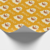 Boe! Schattigee Halloween-spook met driehoekige sj Cadeaupapier (Hoek)