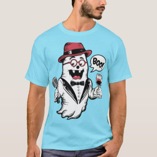 Boe! Schattigee Halloween Spooky T Shirt Design