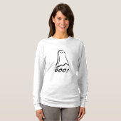 Boe! Schattigee Halloween T-shirts - Lange mouw (Voorkant volledig)