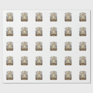 Boe Sheet Geliefde Halloween Geesten Maan Vleermui Cadeaupapier