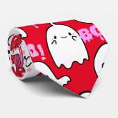 Boe, spookachtig gevoel.b Rood BG Stropdas (Opgerold)