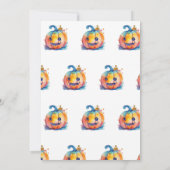 Boe! Spooktacular kids verjaardagsfeestje Kaart (Achterkant)