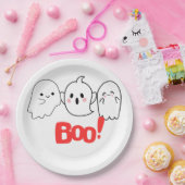 Boe! Spooky & Leuke Halloween Papier Borden Papieren Bordje (Feest)