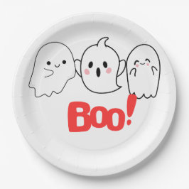 Boe! Spooky & Leuke Halloween Papier Borden Papieren Bordje