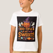 boe-tiful familie | Bijpassende Halloween Boys' T-shirt (Voorkant)