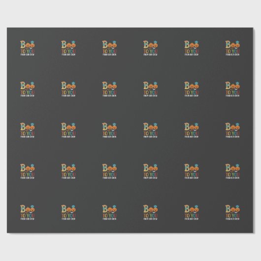 Boe To You Halloween Crew Ontwerp_1 Cadeaupapier (Vlak)