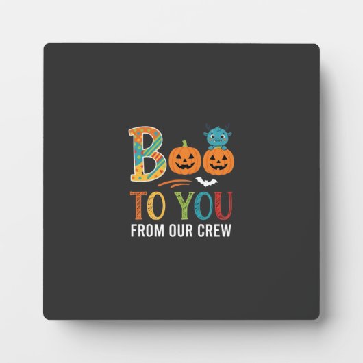 Boe To You Halloween Crew Ontwerp_1 Fotoplaat (Voorkant)