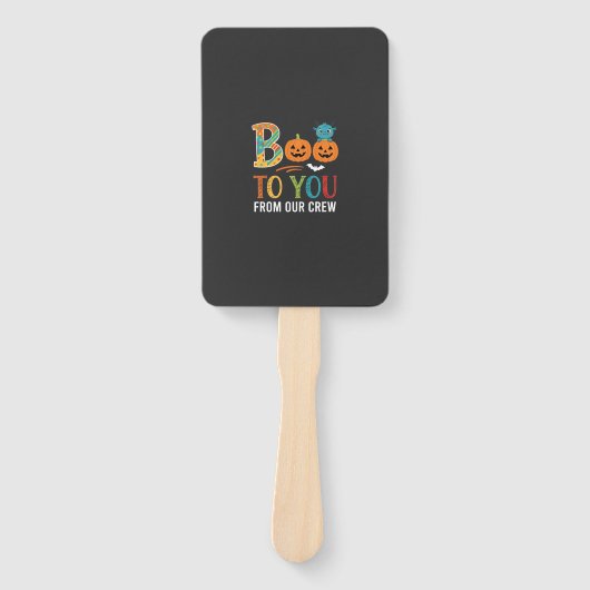 Boe To You Halloween Crew Ontwerp_1 Handwaaier (Voorkant)