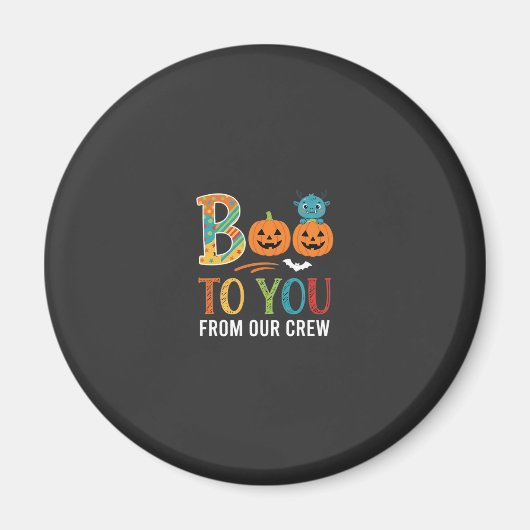 Boe To You Halloween Crew Ontwerp_1 Magneet (Voorkant)
