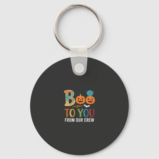 Boe To You Halloween Crew Ontwerp_1 Sleutelhanger (Voorkant)