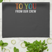 Boe To You Halloween Crew Ontwerp_1 Theedoek (Gevouwen)