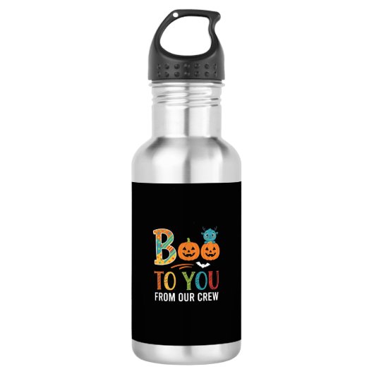 Boe To You Halloween Crew Ontwerp_1 Waterfles (Voorkant)