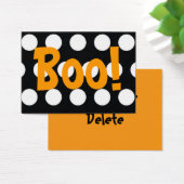 Boe! Treat Bag Label Visitekaartjes (Bureau)