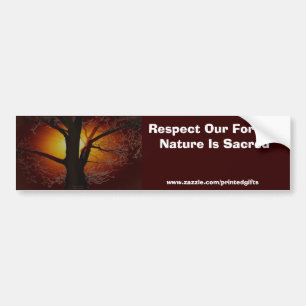 BOE VAN LEVEN Earth Day Gift Series Bumpersticker