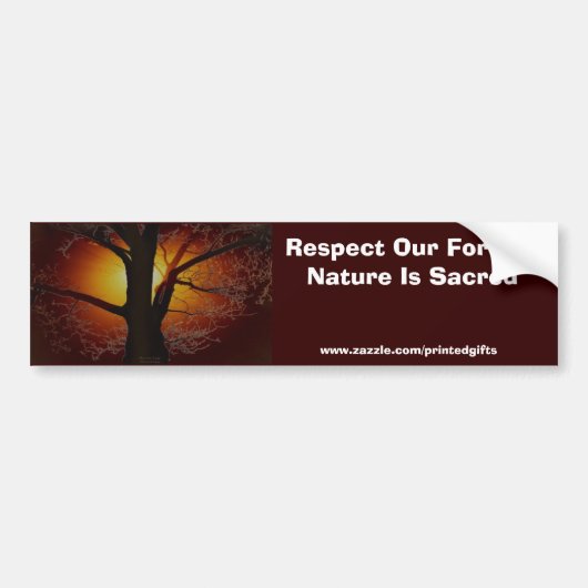 BOE VAN LEVEN Earth Day Gift Series Bumpersticker (Voorkant)