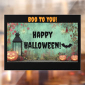 Boe Voor Jou Halloween Raamfolie Raamsticker (Vel 2)