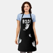BOE! Vriendelijke Geesten Halloween Schort (Gedragen)