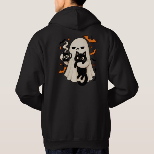 Boe wat dan ook Halloween sweatshirt | Grappige ge (Achterkant)