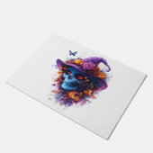 Boe!" Witch Pet Halloween Doormat Deurmat (Schuin)