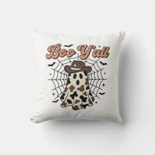 Boe Y'all Westerse Geest Halloween Ontwerp Kussen