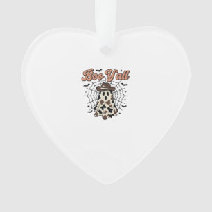 Boe Y'all Westerse Geest Halloween Ontwerp Ornament