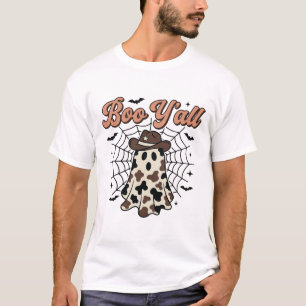 Boe Y'all Westerse Geest Halloween Ontwerp T-shirt