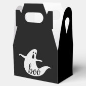 Boe. Zwarte grappige enge enge kinder Halloween-ge Bedankdoosjes (Geopend)