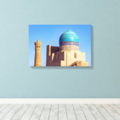 Boechara, Oezbekistan - Kalyan-moskee Canvas Afdruk (Insitu (Houten vloer))