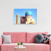 Boechara, Oezbekistan - Kalyan-moskee Canvas Afdruk (Insitu (Woonkamer))