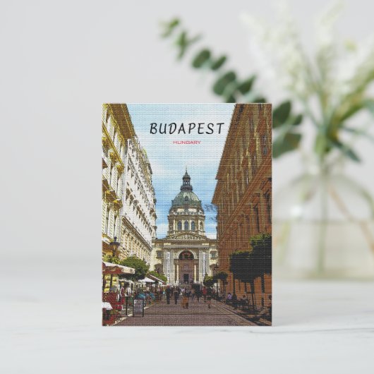 Boedapes Briefkaart (Staand voorkant)