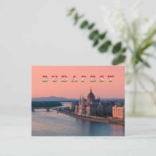 Boedapest 001B Briefkaart (Staand voorkant)