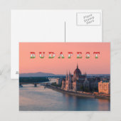 Boedapest 001B Briefkaart (Voorkant / Achterkant)