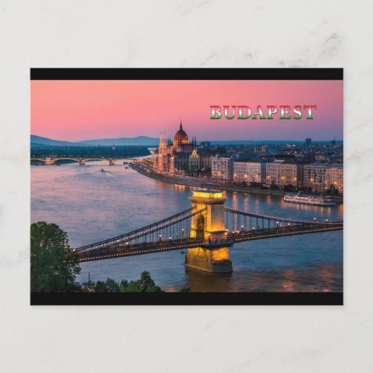 Boedapest 002B Briefkaart (Voorkant)