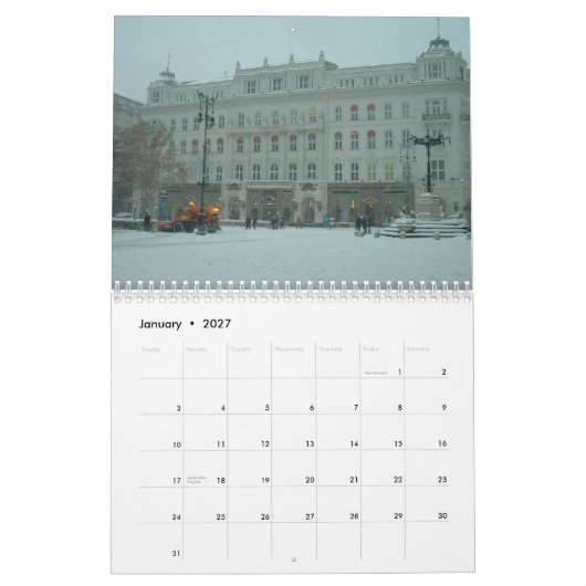 Boedapest 2011 kalender (Jan 2027)
