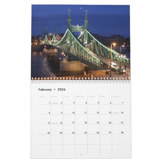 Boedapest Architecture - Agenda 2023 Kalender (Feb 2026)