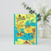 Boedapest Athene Caïro  kaart Briefkaart (Staand voorkant)