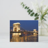 Boedapest belangrijkste brug briefkaart (Staand voorkant)