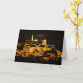 Boedapest bij nacht kaart (Gele Bloem)