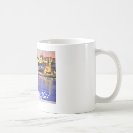 Boedapest bij nacht koffiemok (Rechts)