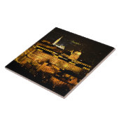 Boedapest bij nacht tegeltje (Zijkant)