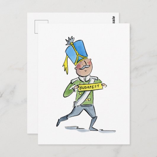 Boedapest Briefkaart (Voorkant / Achterkant)