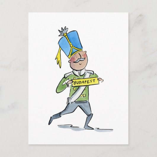 Boedapest Briefkaart (Voorkant)