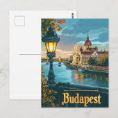  Boedapest Briefkaart (Voorkant / Achterkant)
