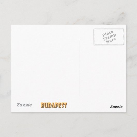 Boedapest Briefkaart (Achterkant)