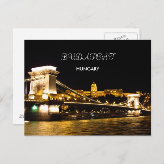 Boedapest Briefkaart (Voorkant / Achterkant)