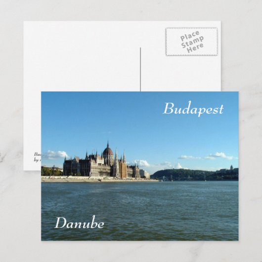 Boedapest Briefkaart (Voorkant / Achterkant)